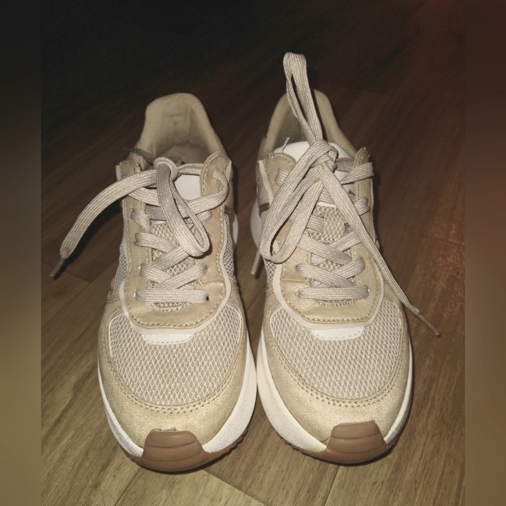 Zara platform pink sneakers size eu 36 us 6